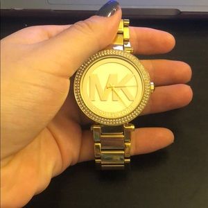 MK Gold Watch